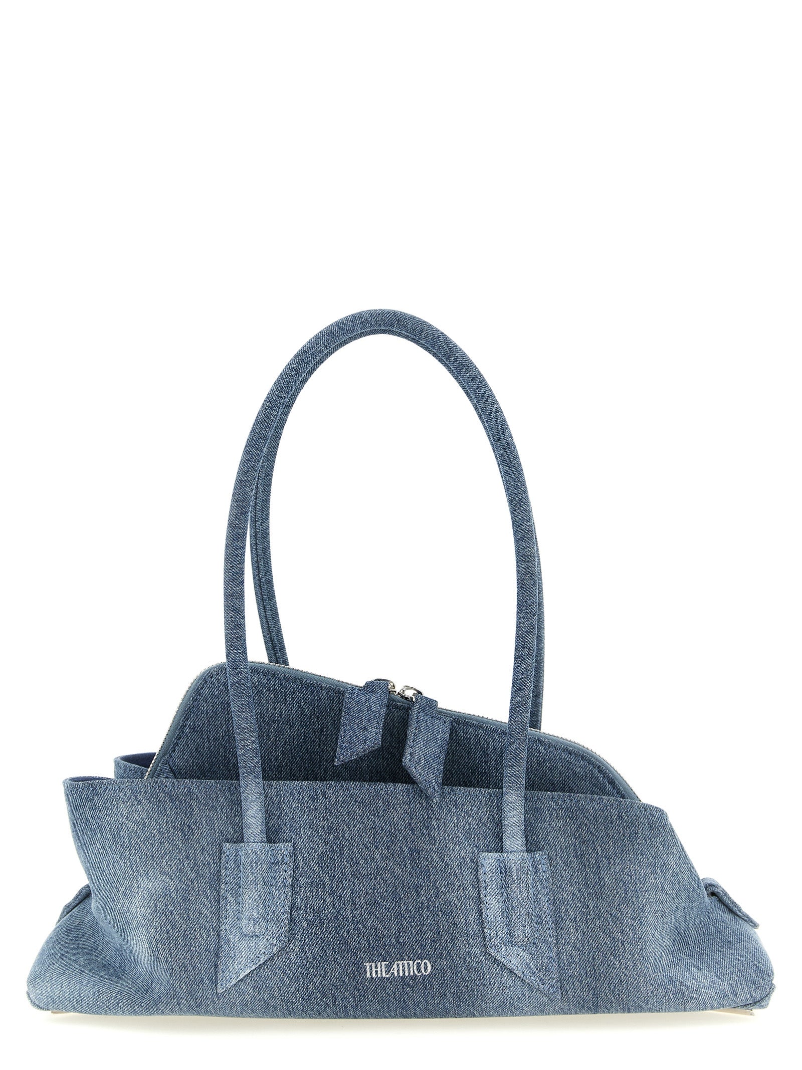 The Attico Blue Cotton Shoulder Women's Bag