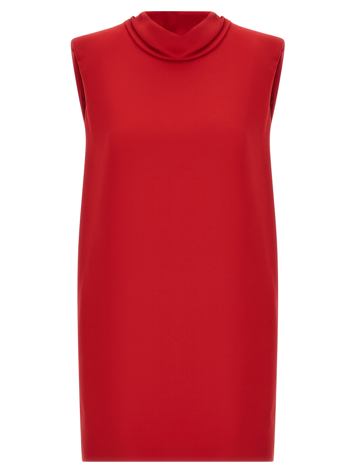 Valentino Garavani Red Silk Short Women's Dress
