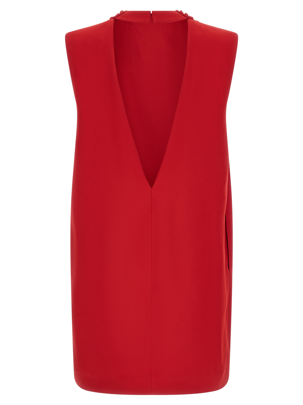 Valentino Garavani Red Silk Short Women's Dress