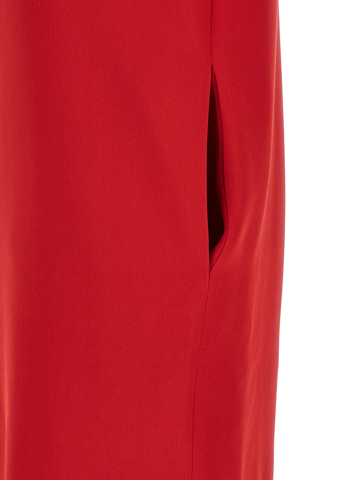 Valentino Garavani Red Silk Short Women's Dress