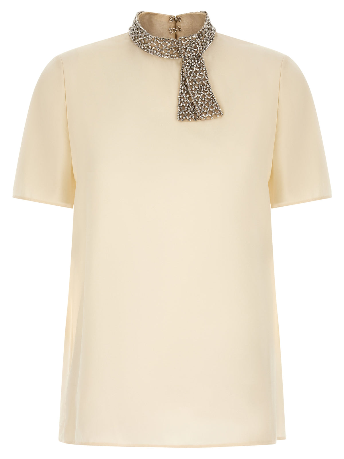 Valentino Garavani White Silk Tank Women's Tops