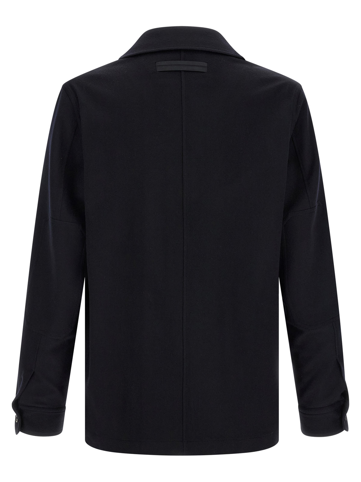 ZEGNA Blue Wool Men's Blouse