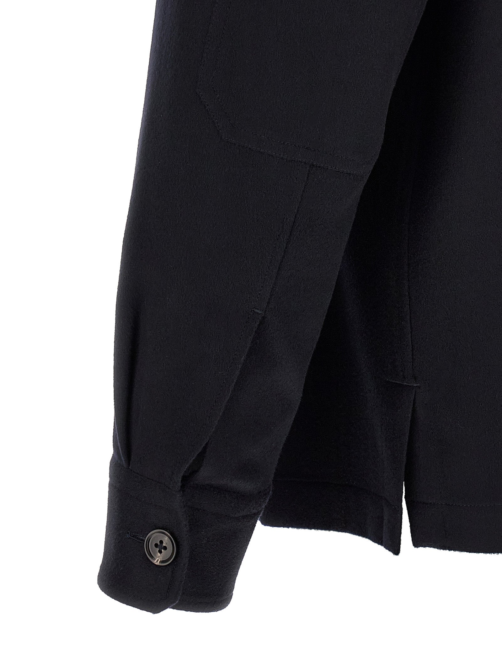 ZEGNA Blue Wool Men's Blouse
