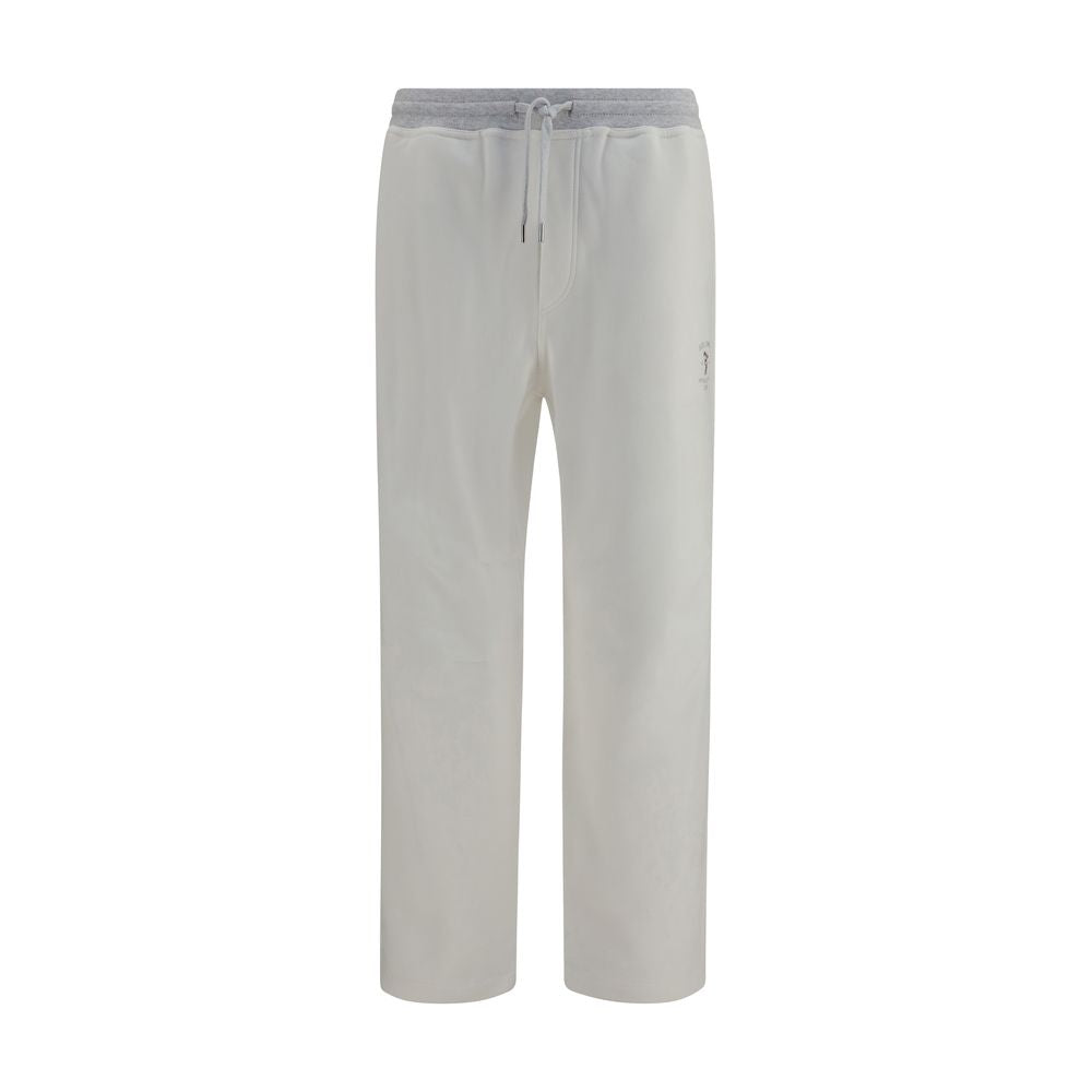 Brunello Cucinelli White Cotton Casual Men's Pants