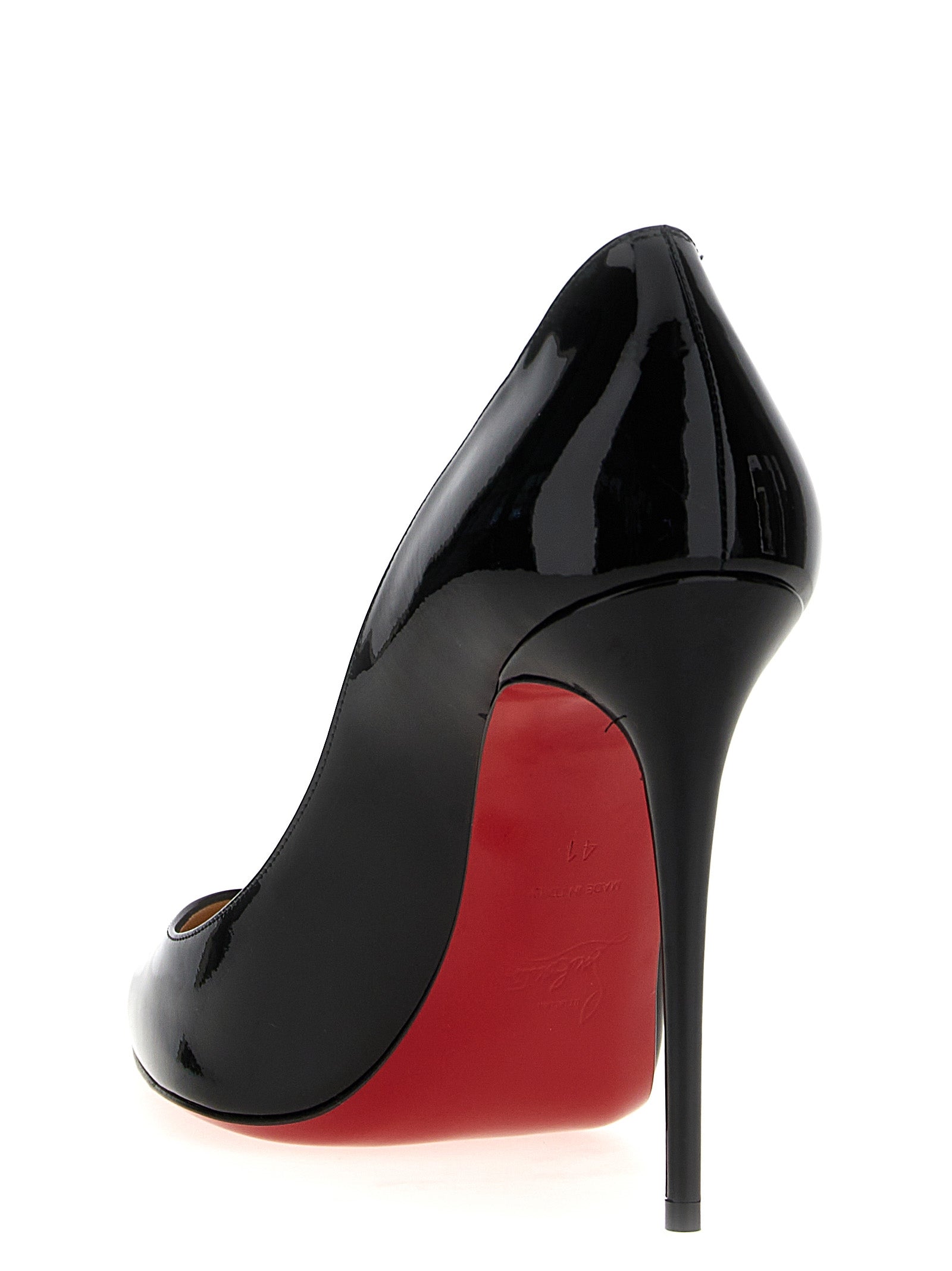 Christian Louboutin Black Calfskin High Heel Women's Pumps