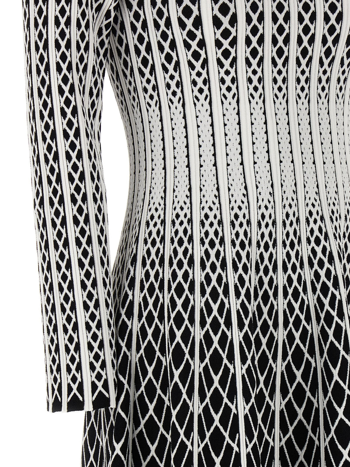 ANTONINO VALENTI Bicolor Viscose Midi Women's Skirt