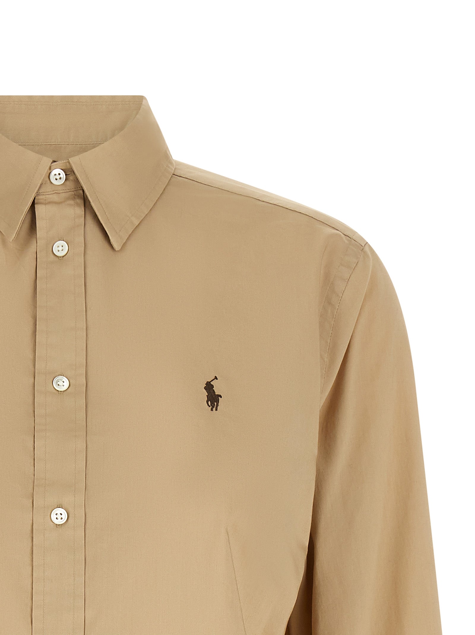 Polo Ralph Lauren Beige Cotton Women's Blouse