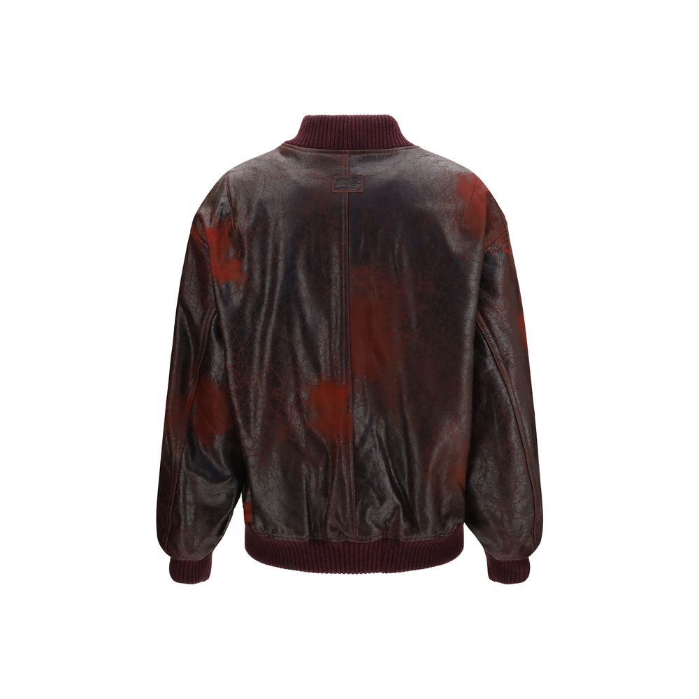 Valstar Bordeaux Leather Women's Bomber