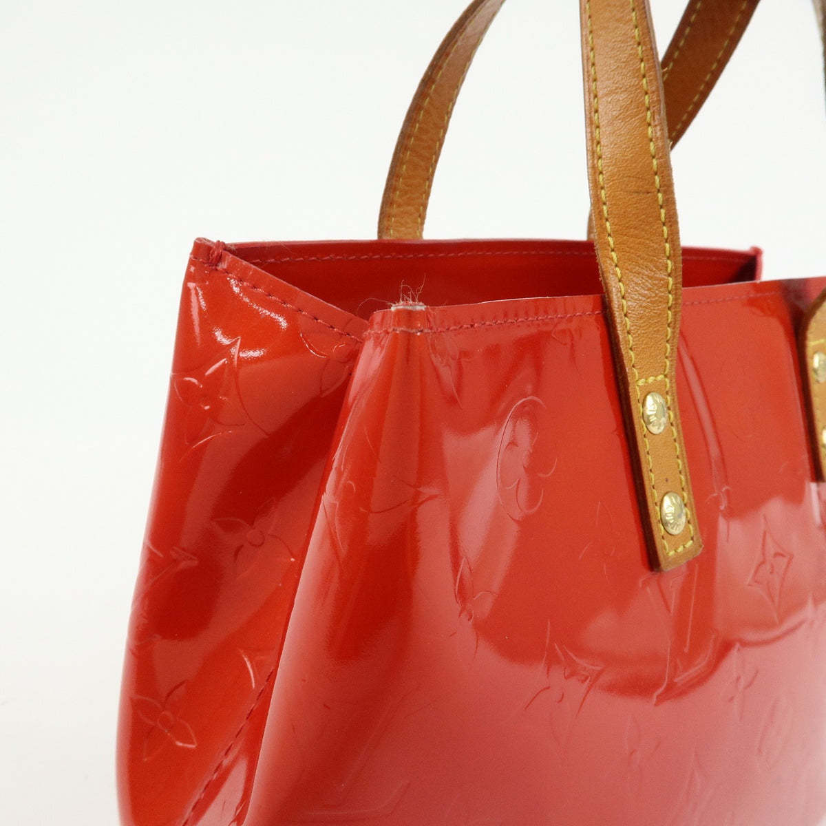 Louis Vuitton Reade Monogram Vernis Red Patent_Leather Handbag (Pre-Owned)