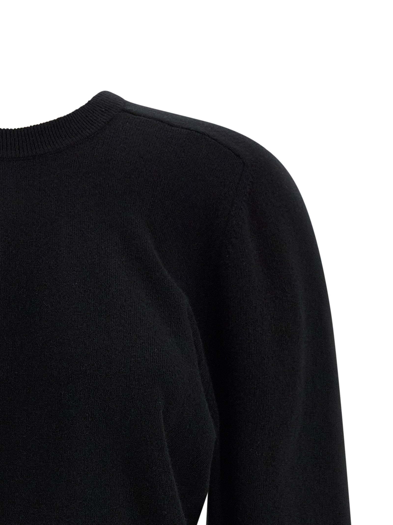 Maison Margiela Black Virgin Wool Women's Cardigan