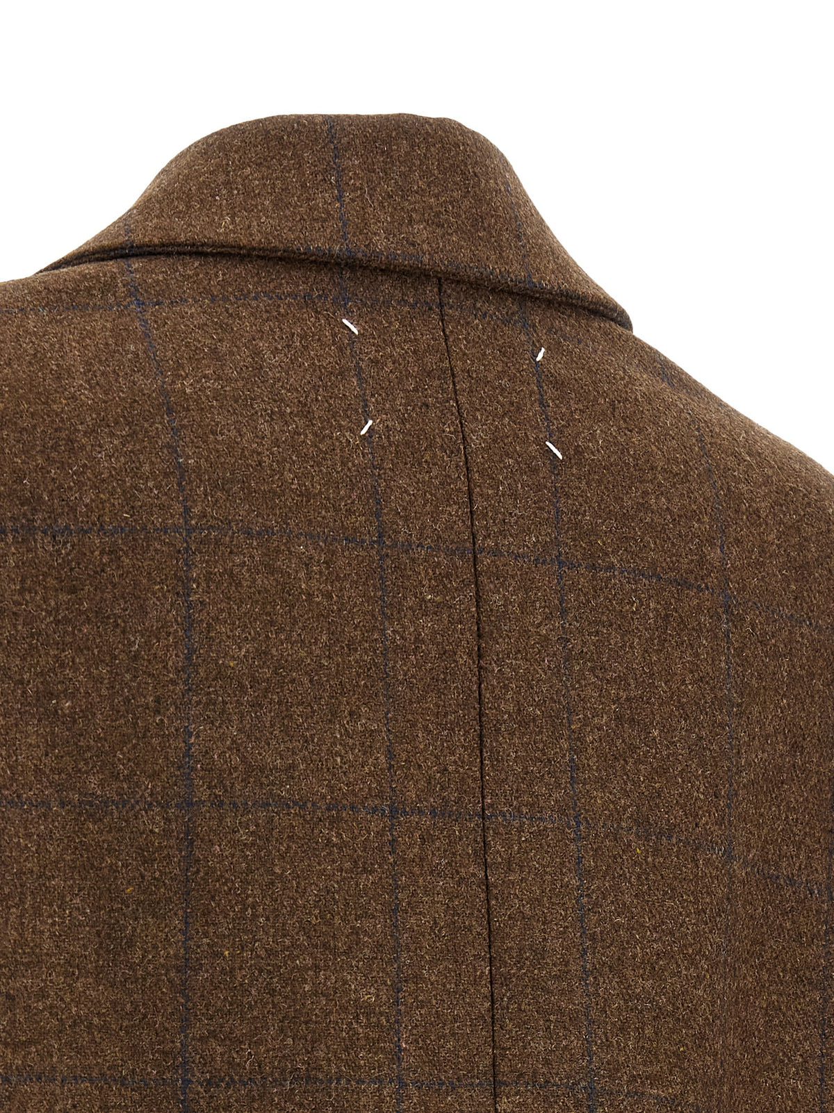 Maison Margiela Brown Wool Women's Coat