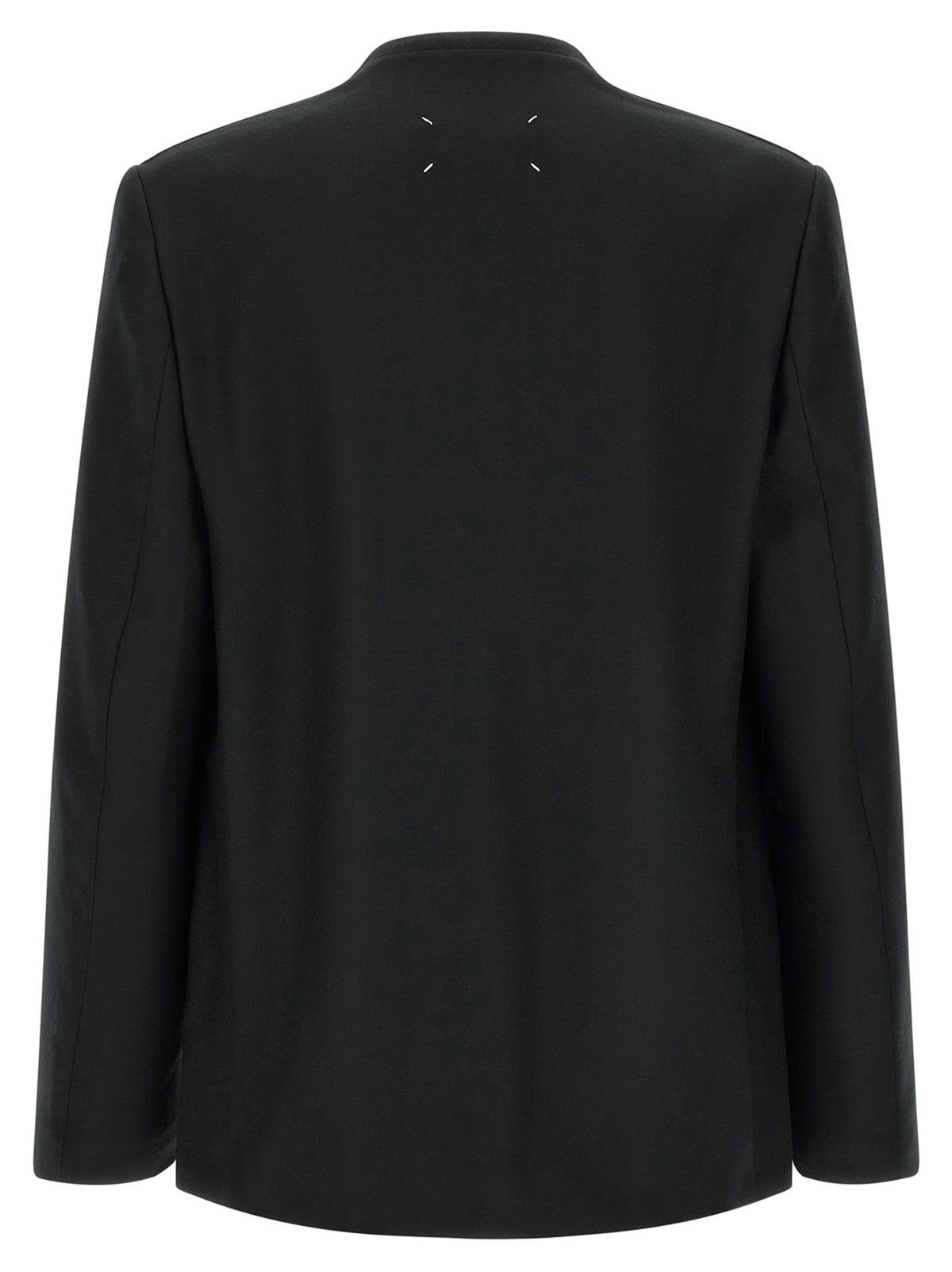 Maison Margiela Black Virgin Wool Men's Blazer