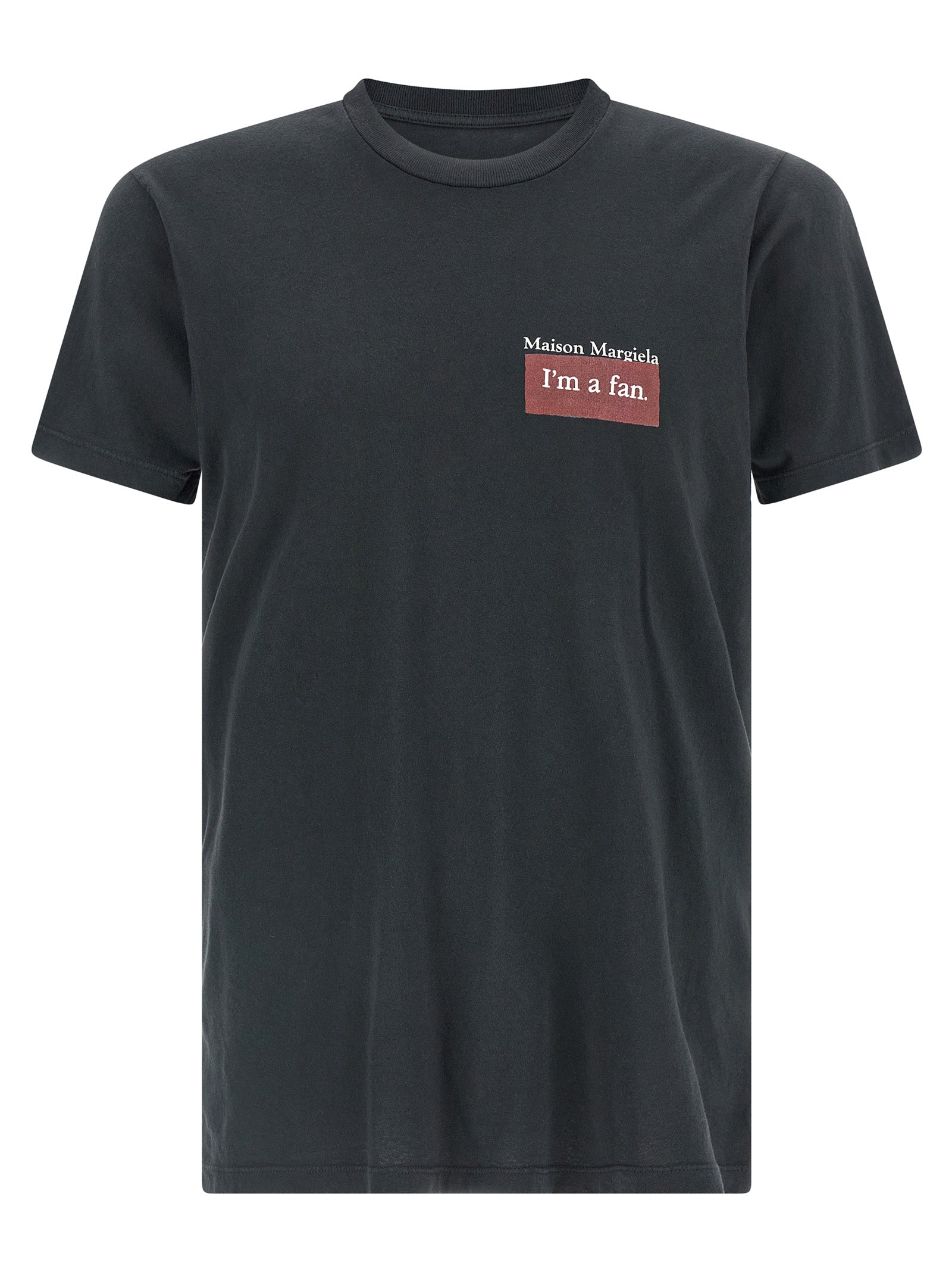 Maison Margiela Black Cotton Men's T-Shirt