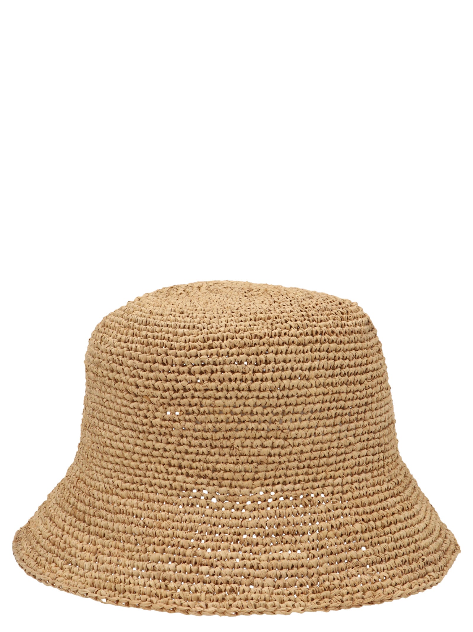Ibeliv Beige Raffia Bucket Women's Hat