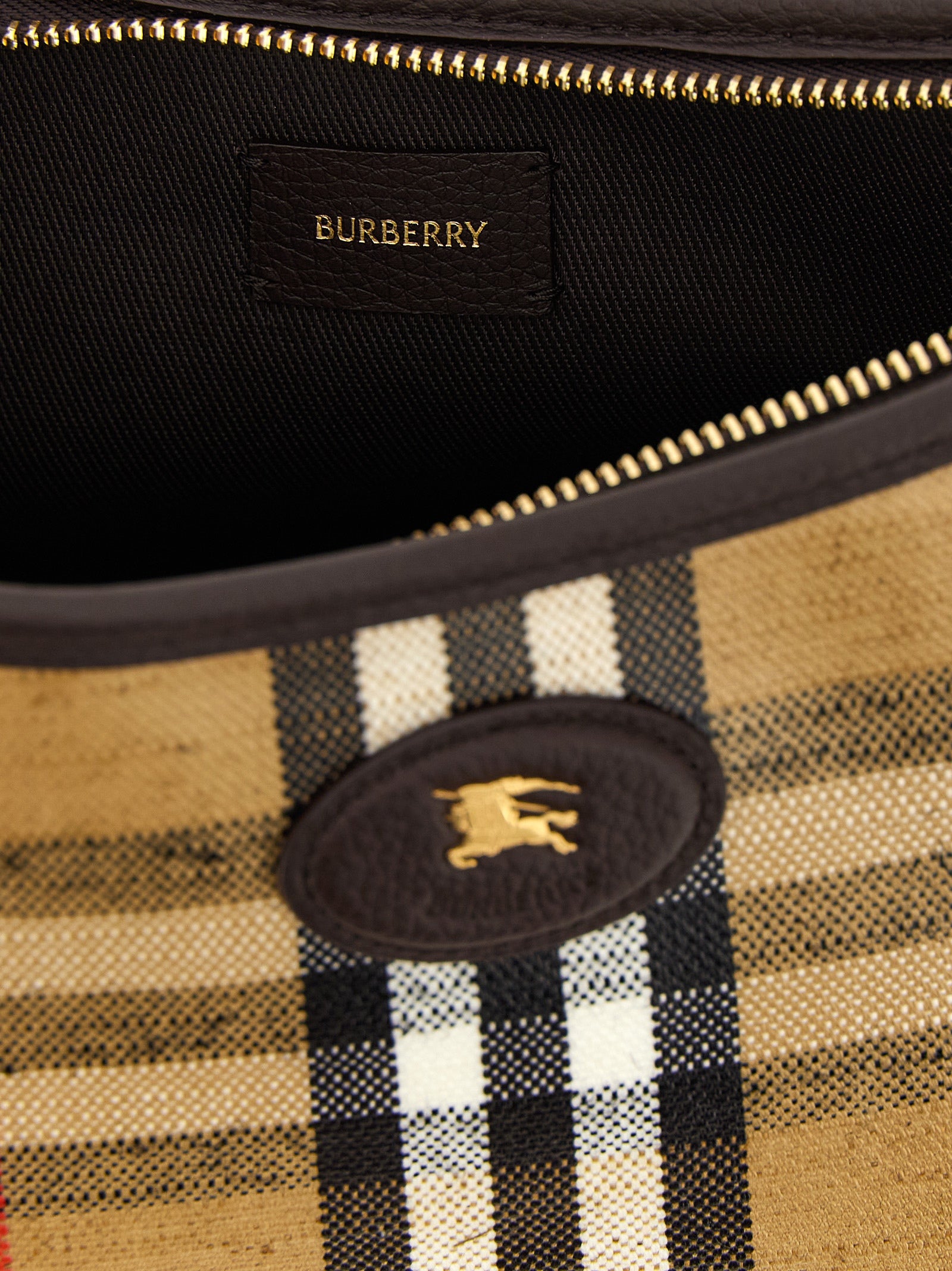 Burberry Multicolor Cotton Shoulder Women's Bag