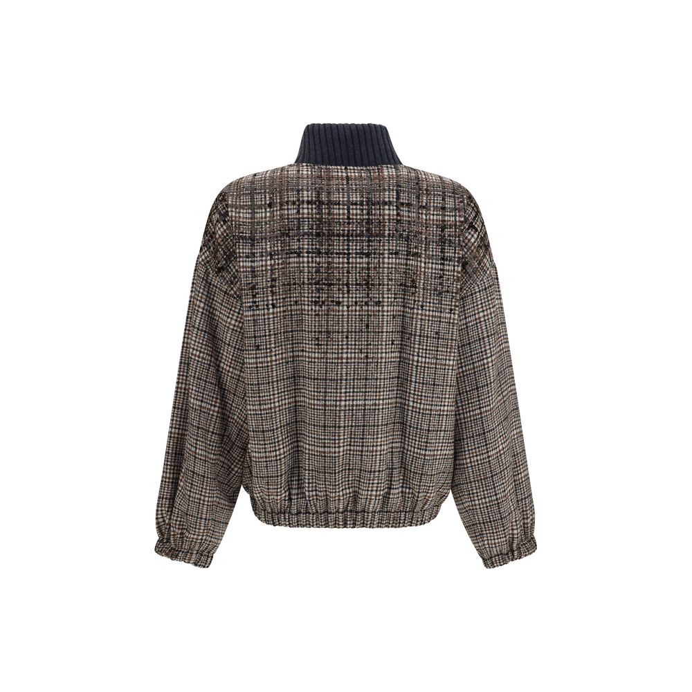 Brunello Cucinelli Beige Polyamide Full-Length Women's Jacket