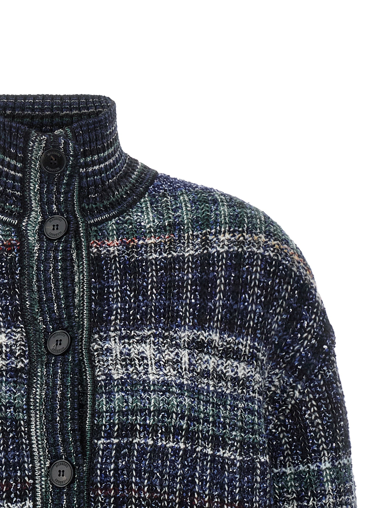 Missoni Blue Wool Women's Cardigan