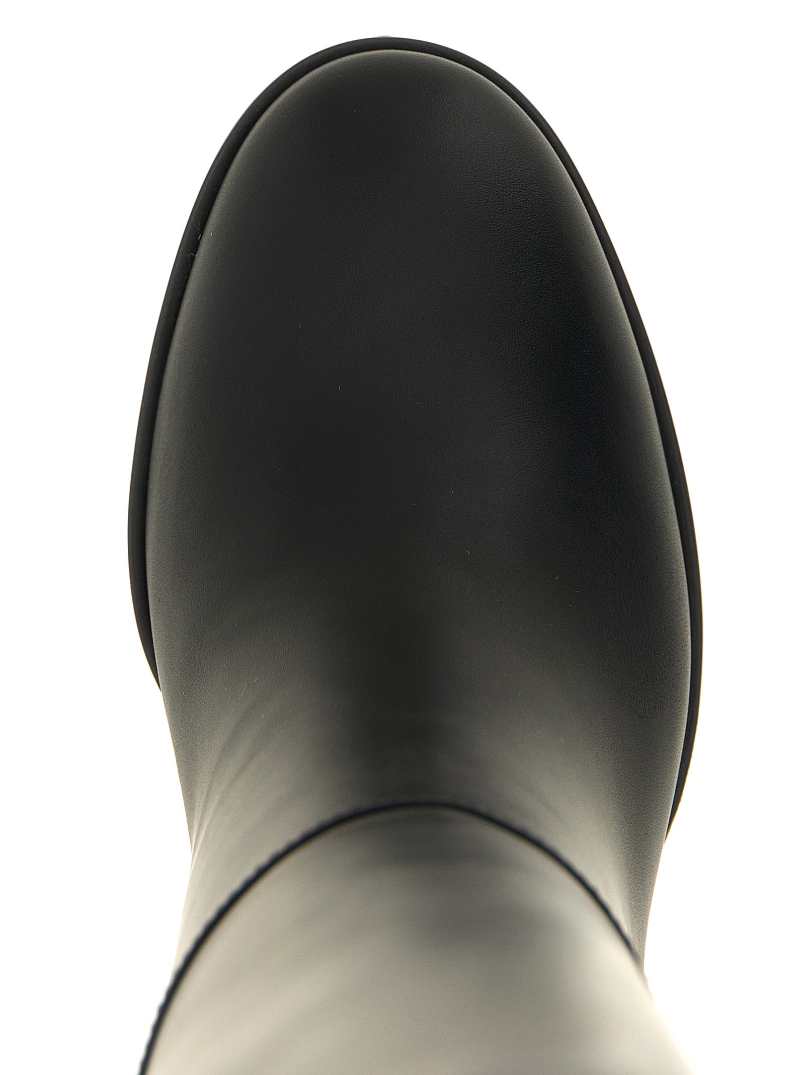 Gianvito Rossi Black Calfskin Over The Women's Knee