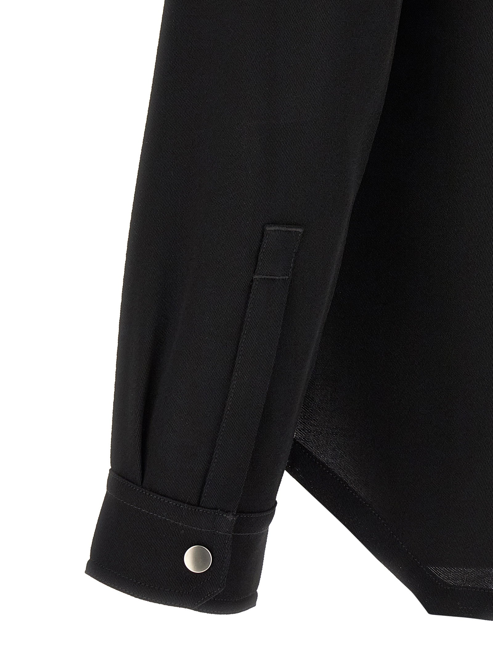 Rick Owens Black Cotton Men's Blouse