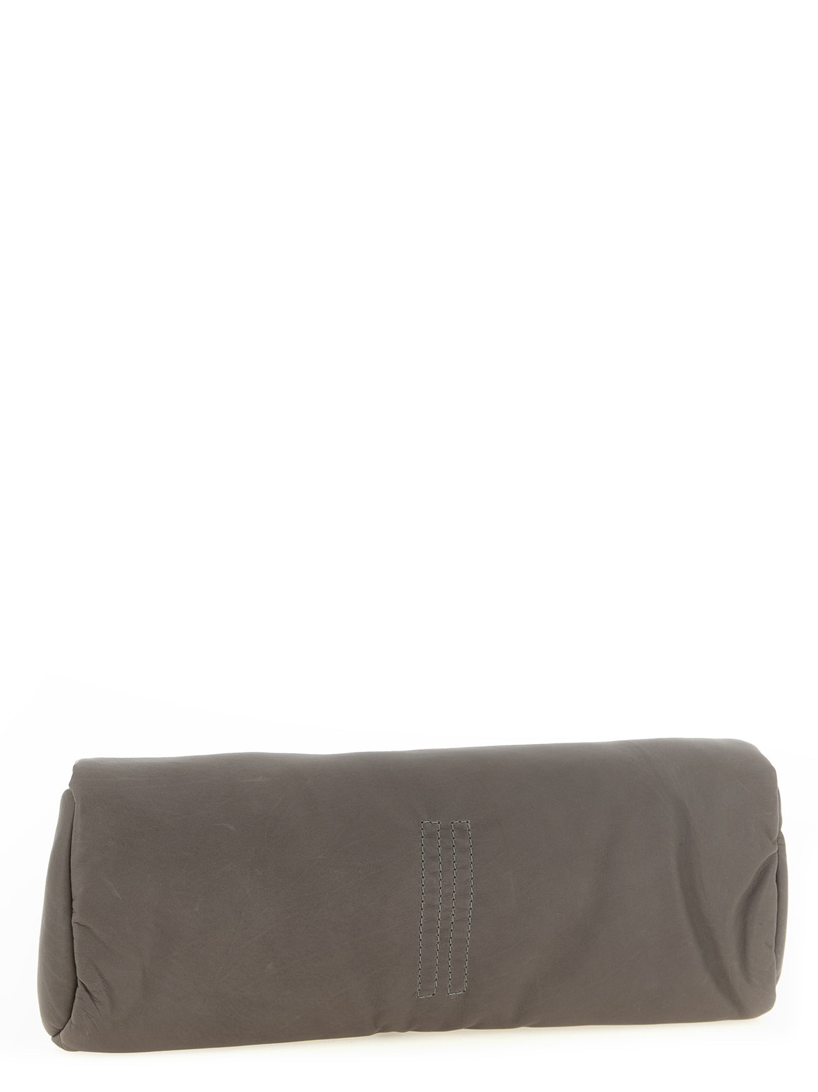 Rick Owens Gray Calfskin Clutch Women's Bag
