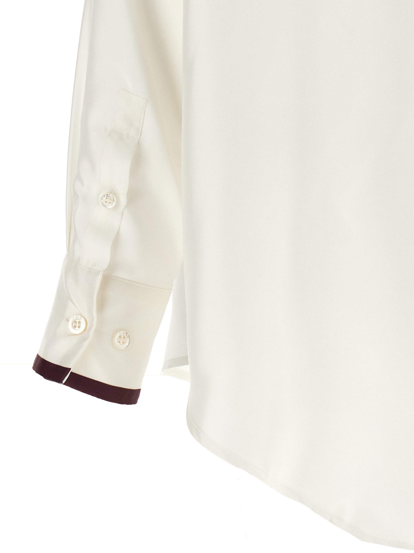 F.R.S. - FOR RESTLESS SLEEPERS White Silk Women's Blouse