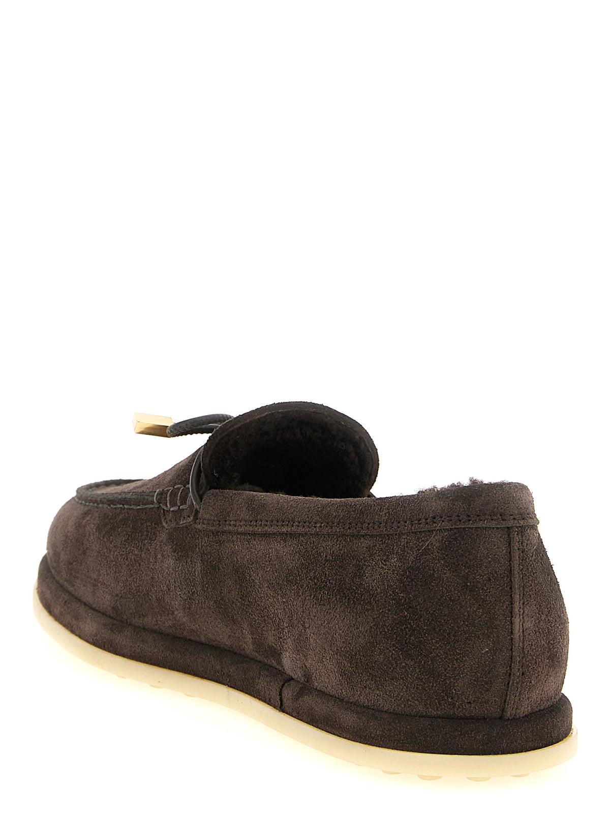 Tod's Brown Calfskin Slip-On Women's Loafers
