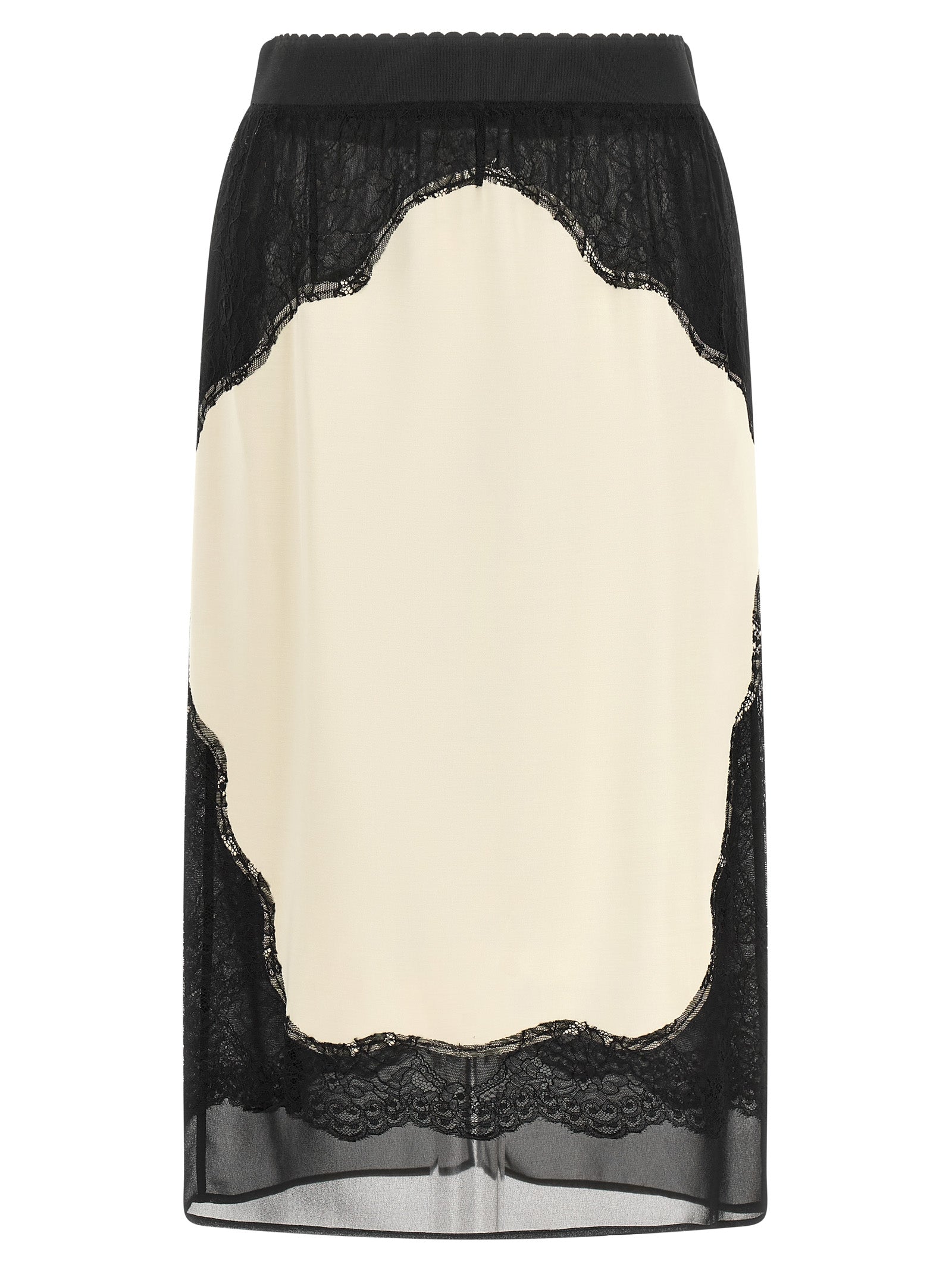 The Attico Bicolor Viscose Midi Women's Skirt