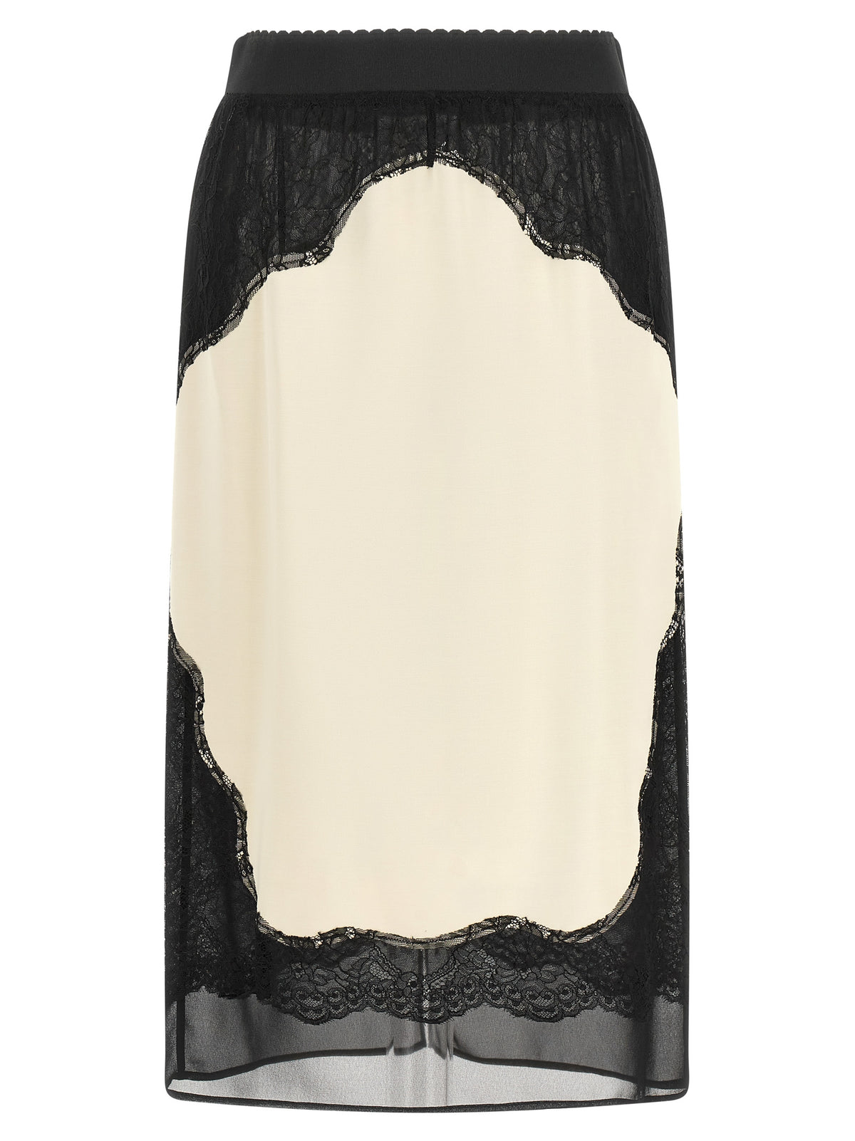 The Attico Bicolor Viscose Midi Women's Skirt