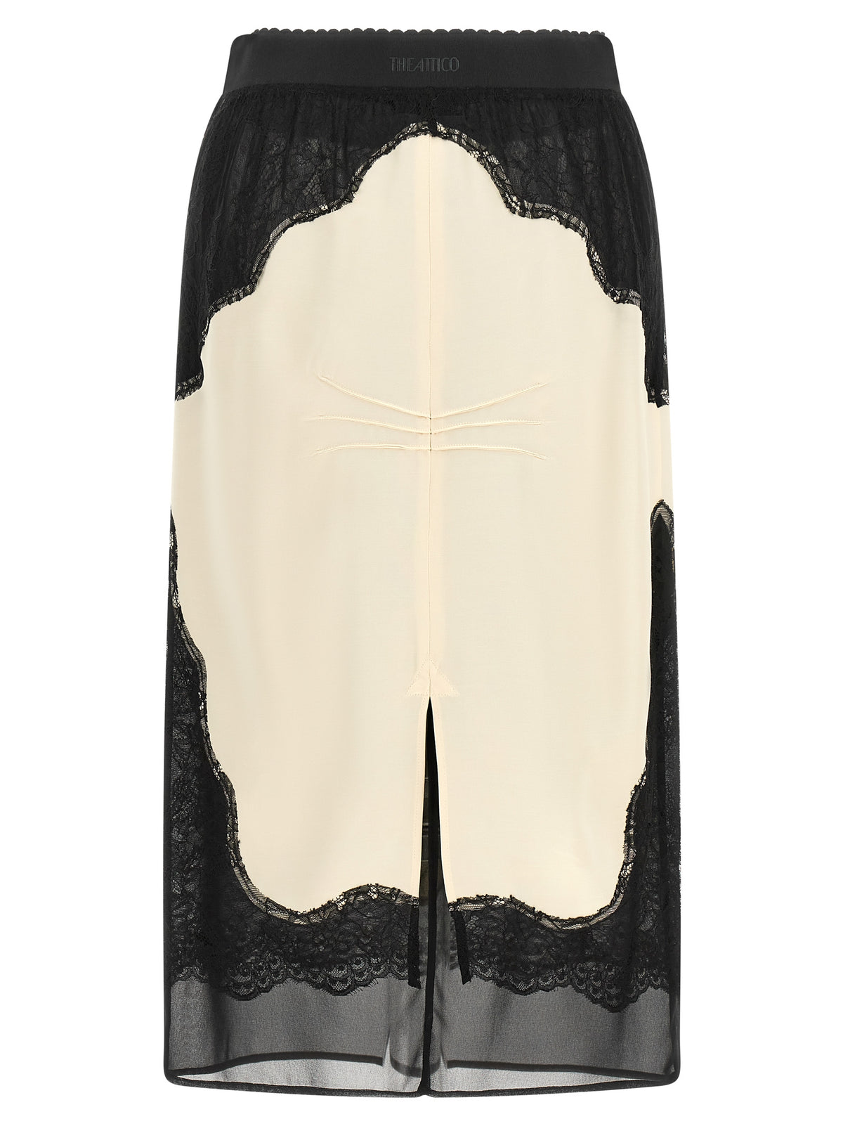 The Attico Bicolor Viscose Midi Women's Skirt