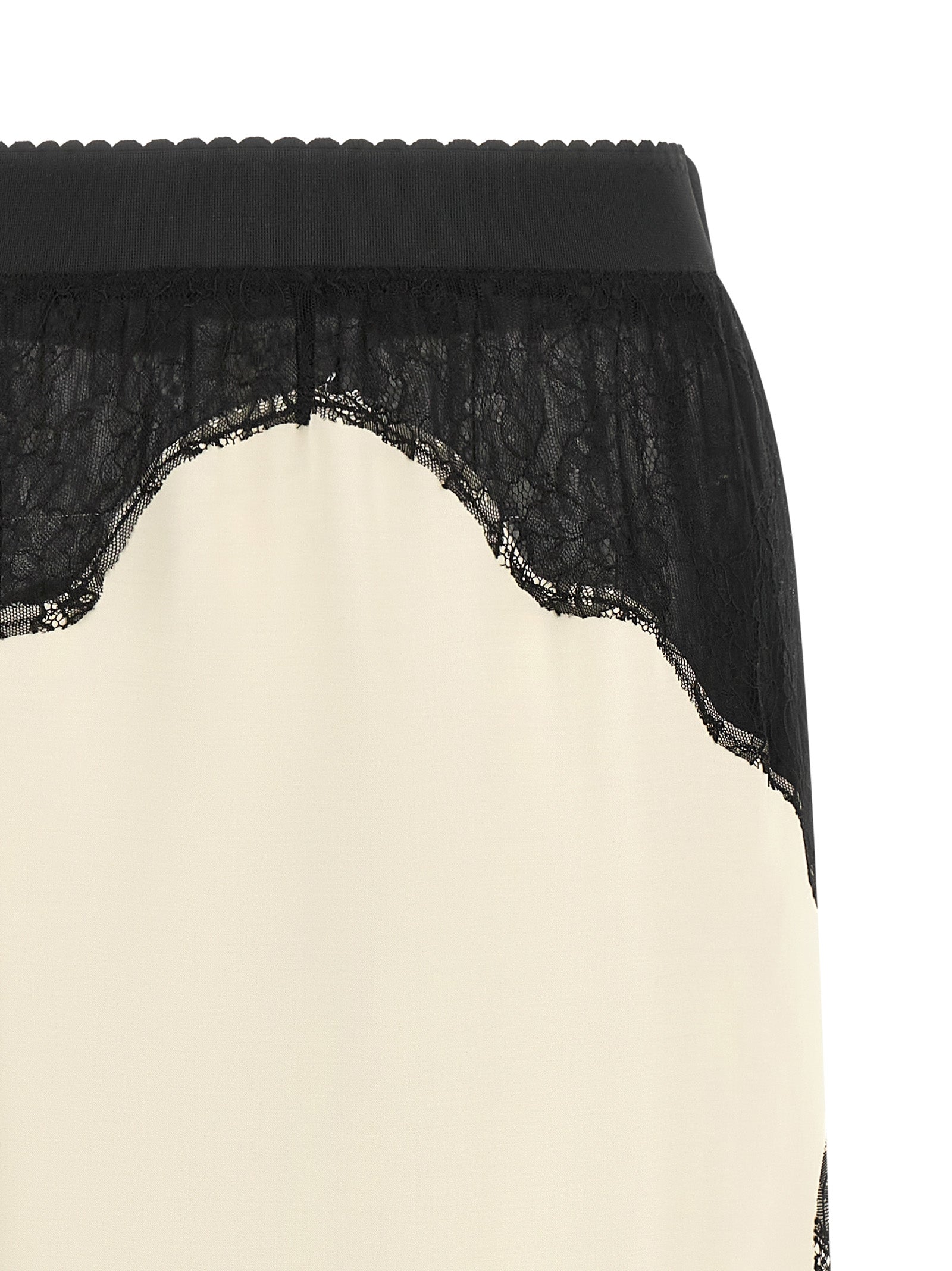 The Attico Bicolor Viscose Midi Women's Skirt