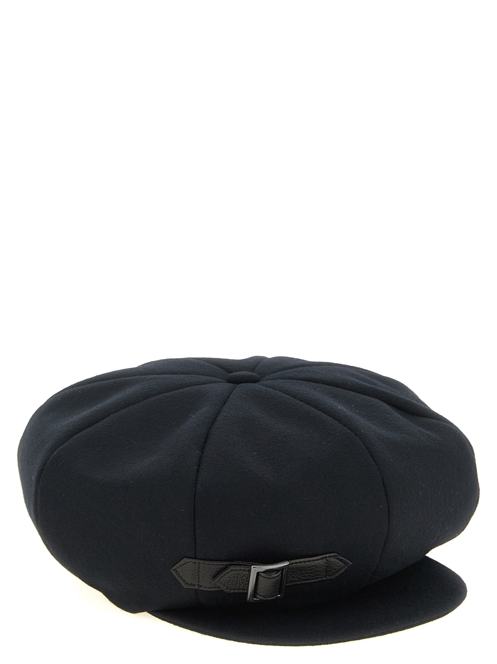 Yohji Yamamoto Black Polyamide Cap (Baseball Men's Hat)