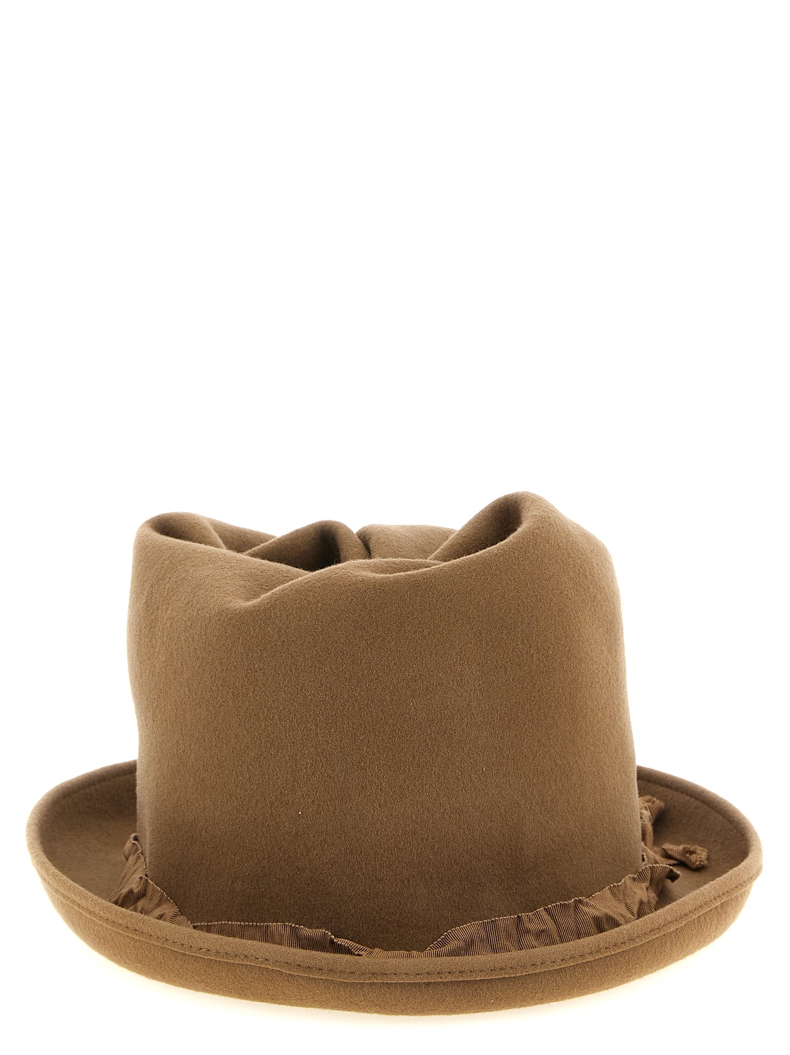 Yohji Yamamoto Beige Wool Men's Fedora