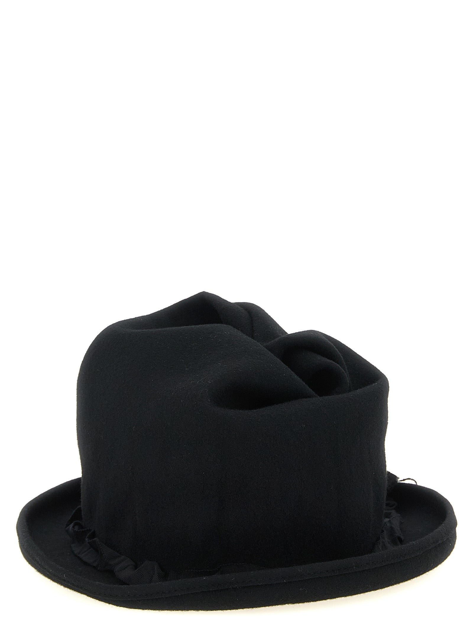 Yohji Yamamoto Black Wool Men's Fedora