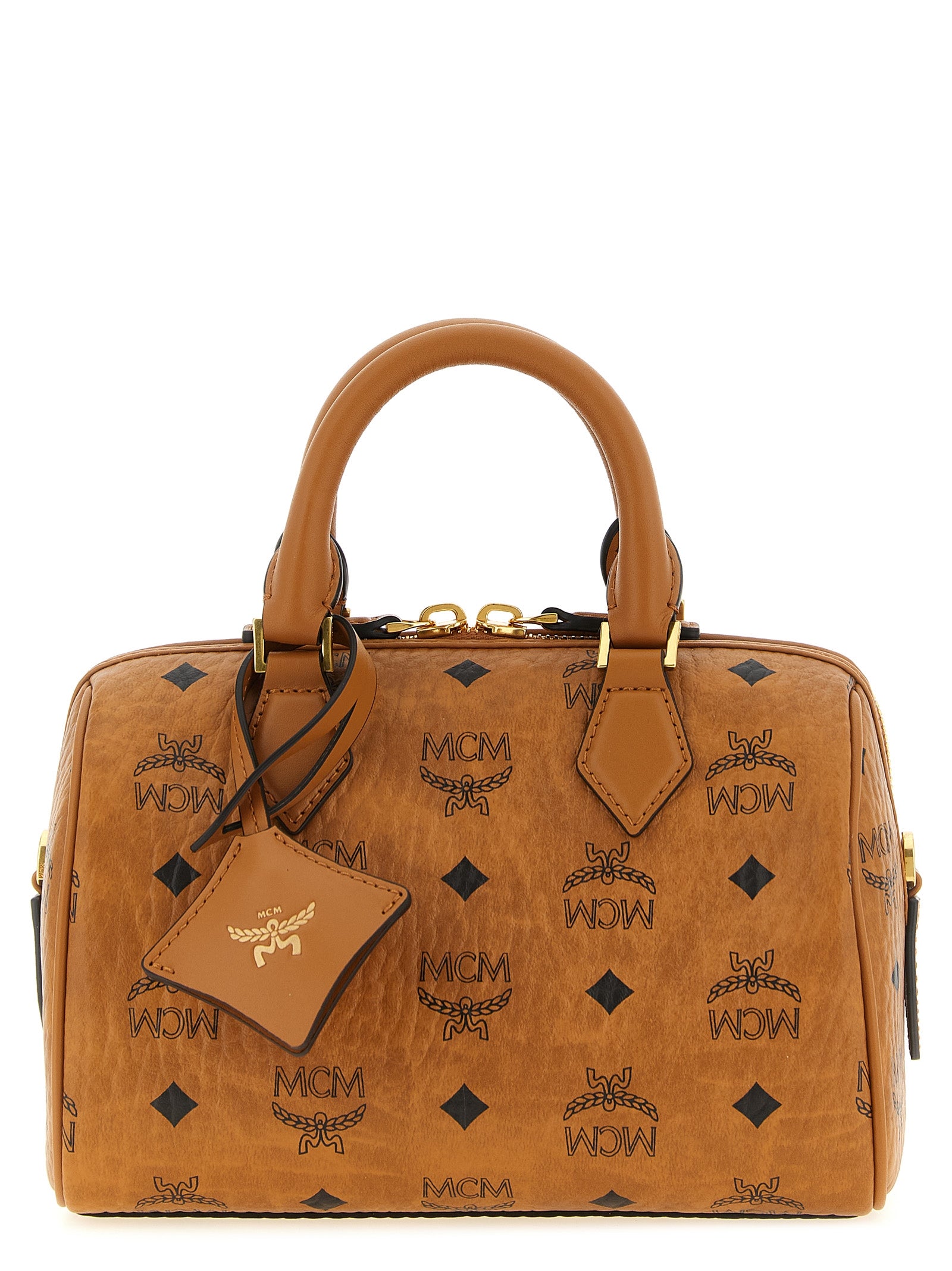 MCM Brown Polyethylene Women's Handbag