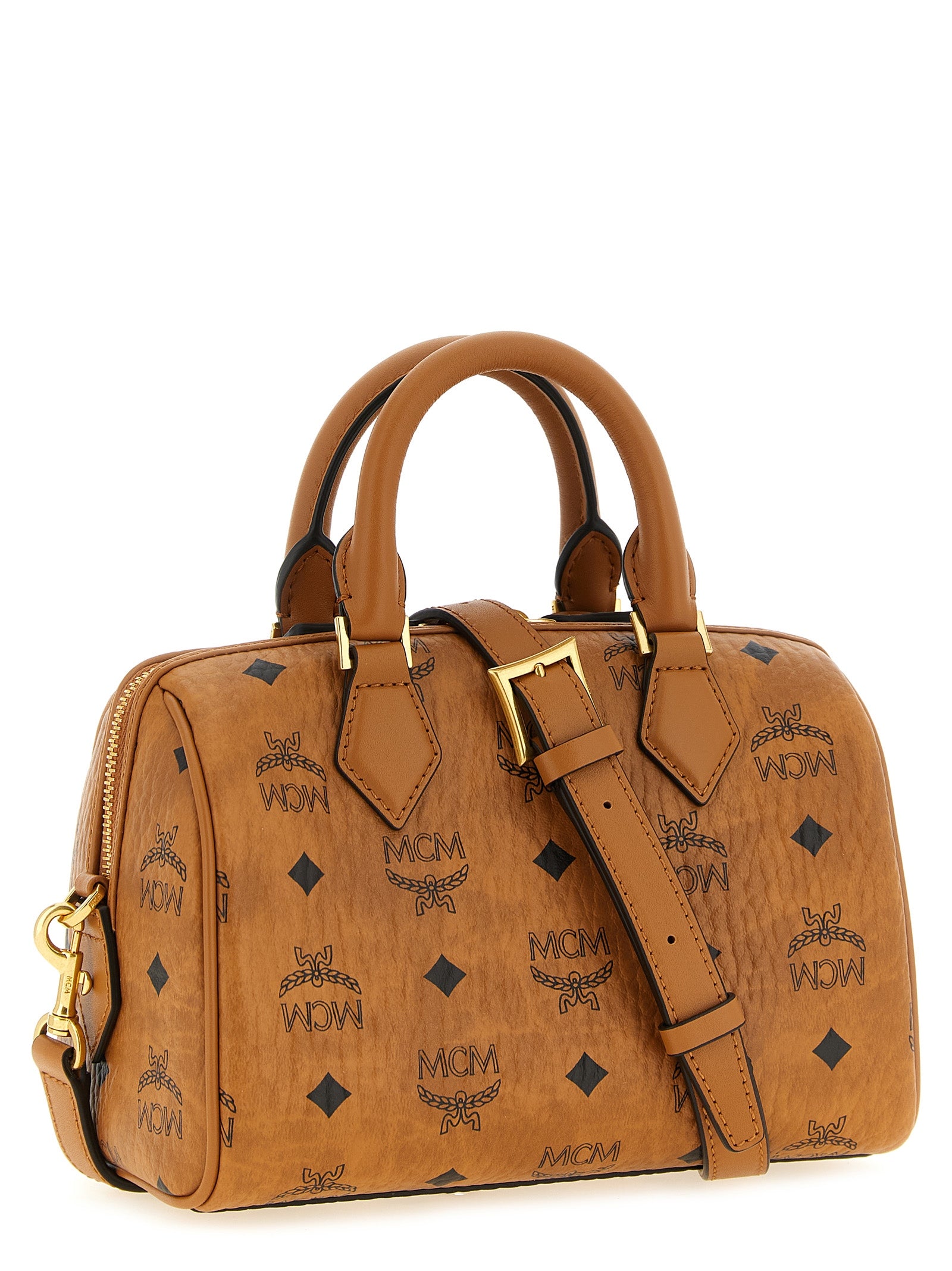 MCM Brown Polyethylene Women's Handbag