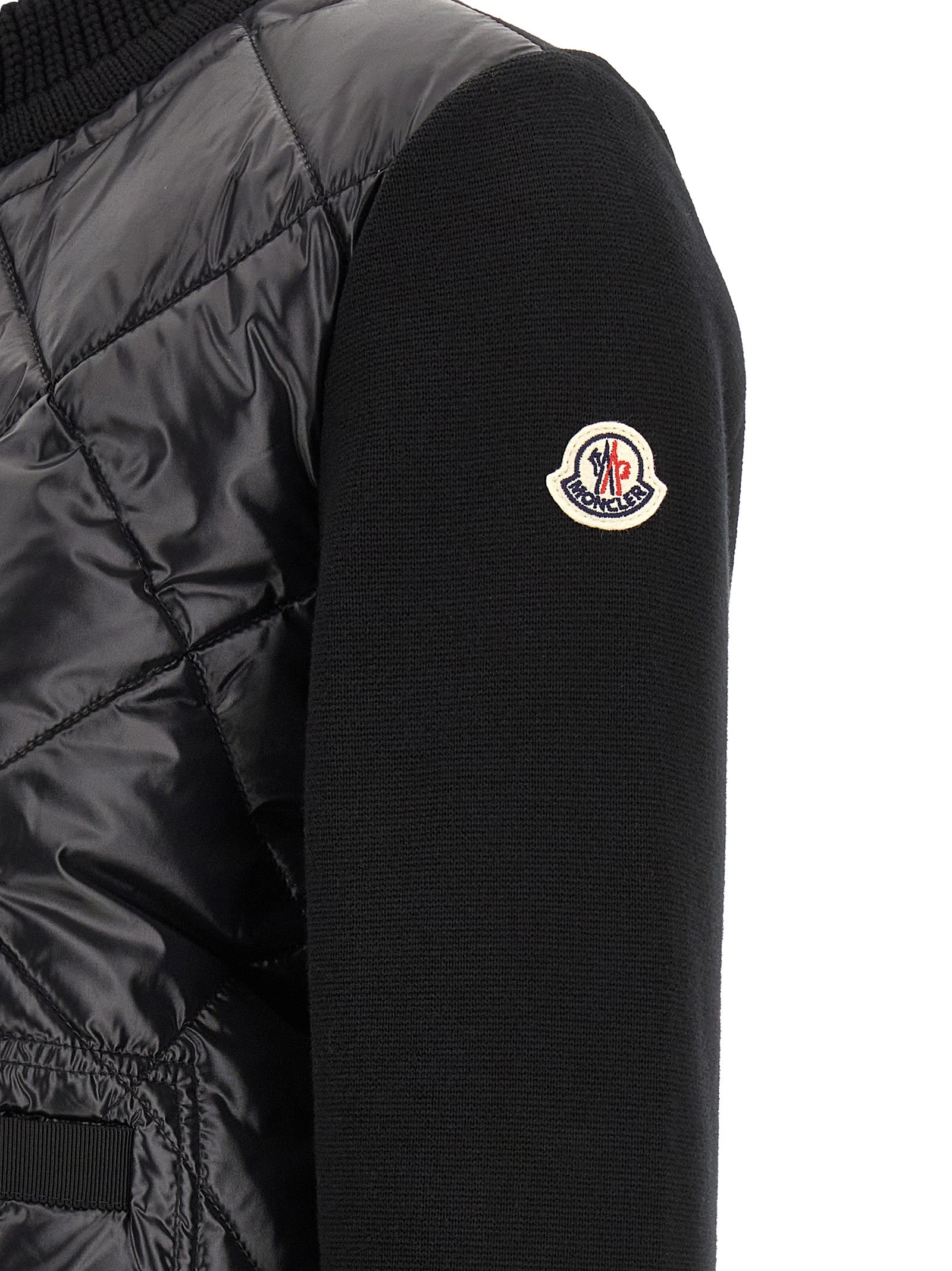 Moncler Black Polyamide Women's Cardigan