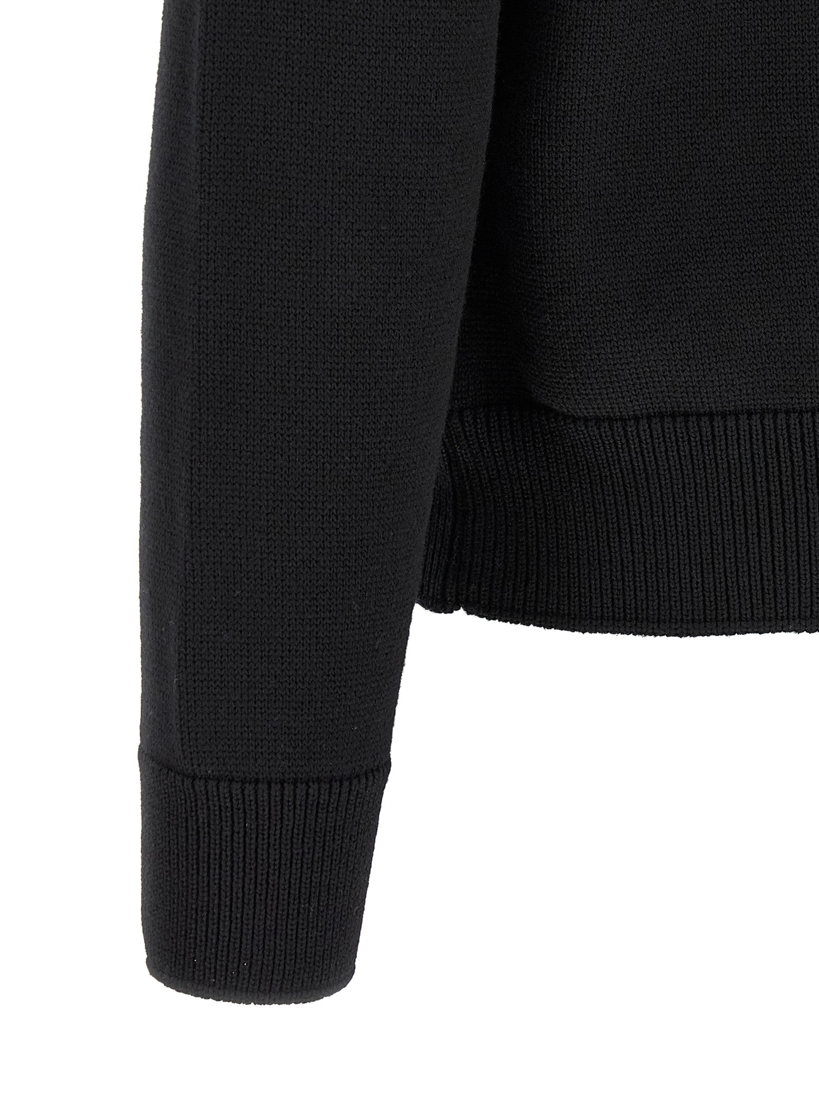 Moncler Black Polyamide Men's Cardigan