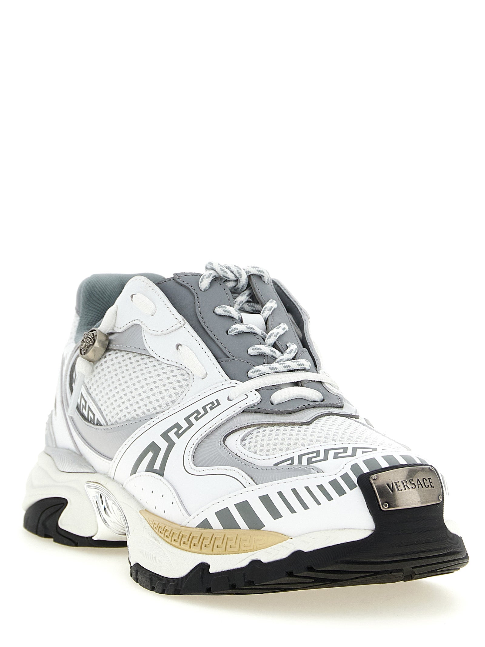 Versace Multicolor Calfskin Chunky Men's Sneakers