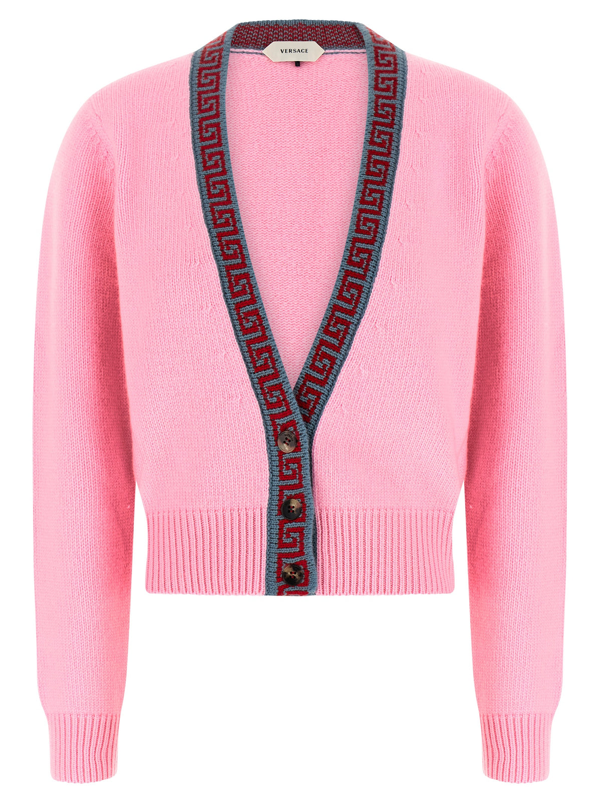 Versace Multicolor Virgin Wool Women's Cardigan