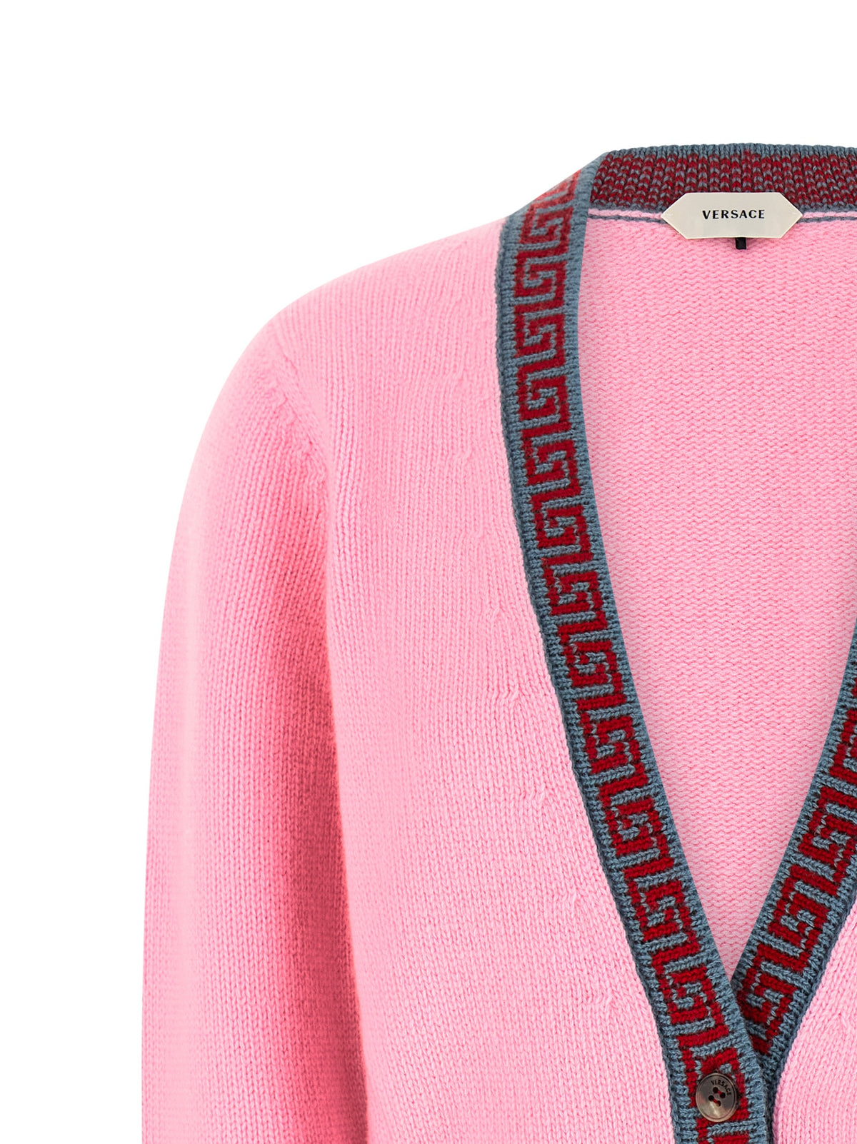 Versace Multicolor Virgin Wool Women's Cardigan