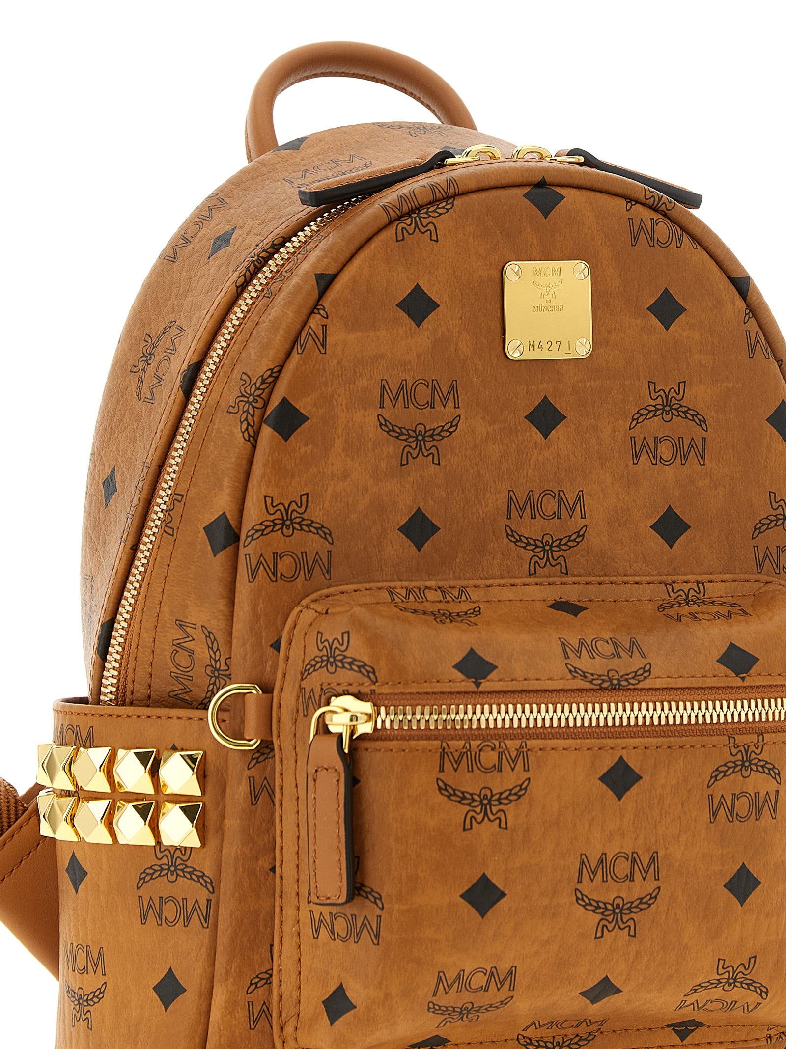 MCM Brown Polyethylene Women's Backpack