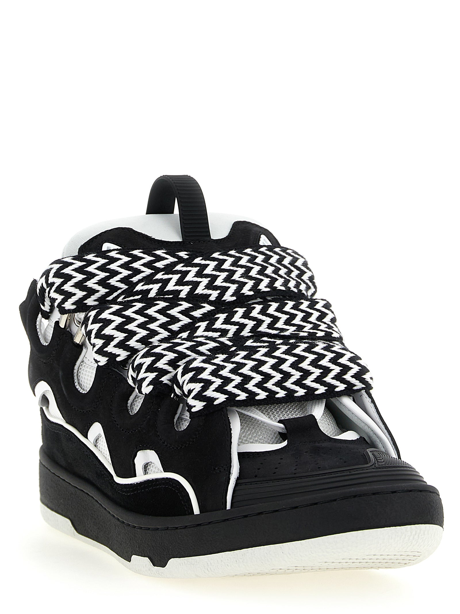 Lanvin Bicolor Calfskin Chunky Men's Sneakers