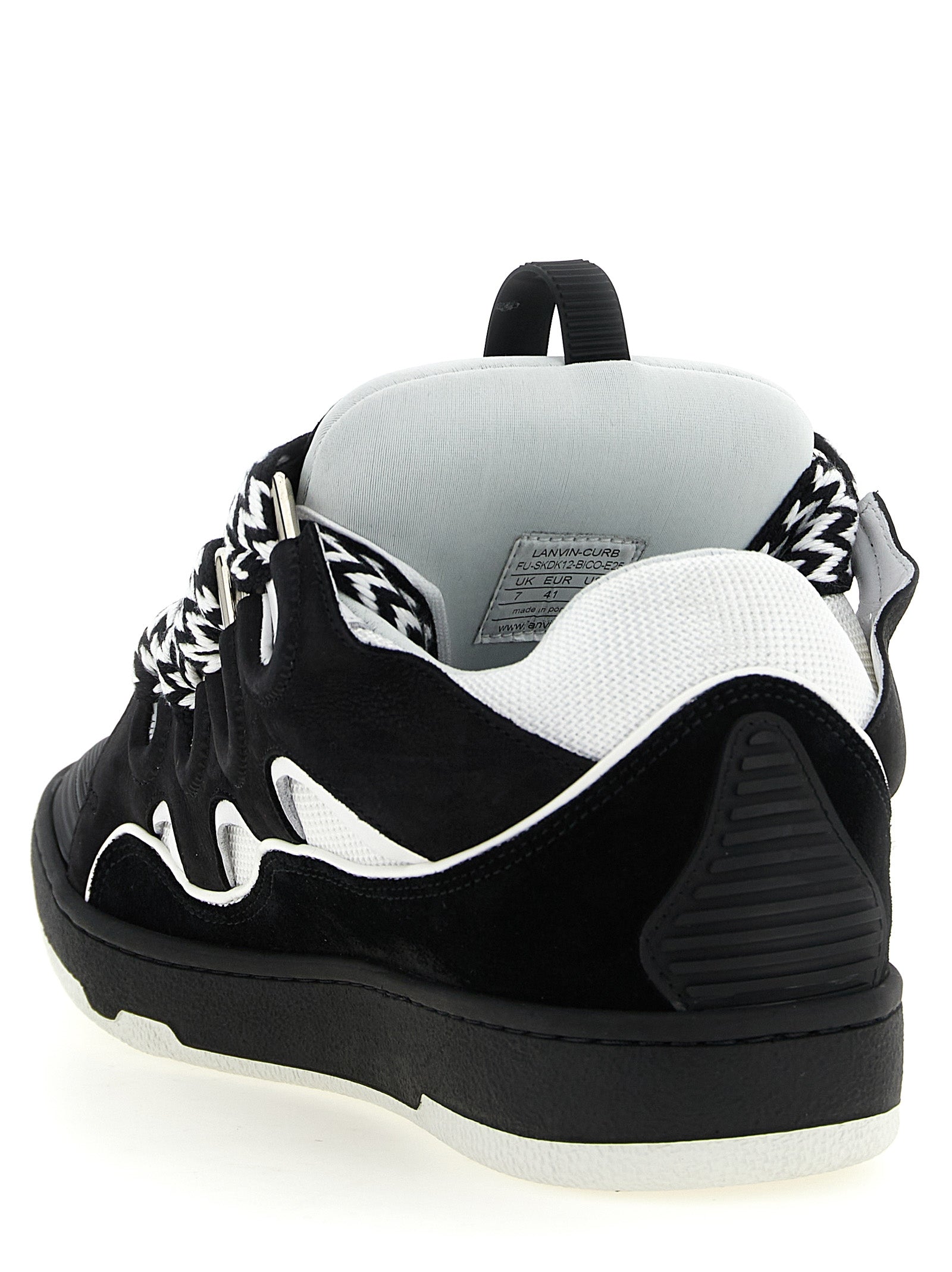 Lanvin Bicolor Calfskin Chunky Men's Sneakers