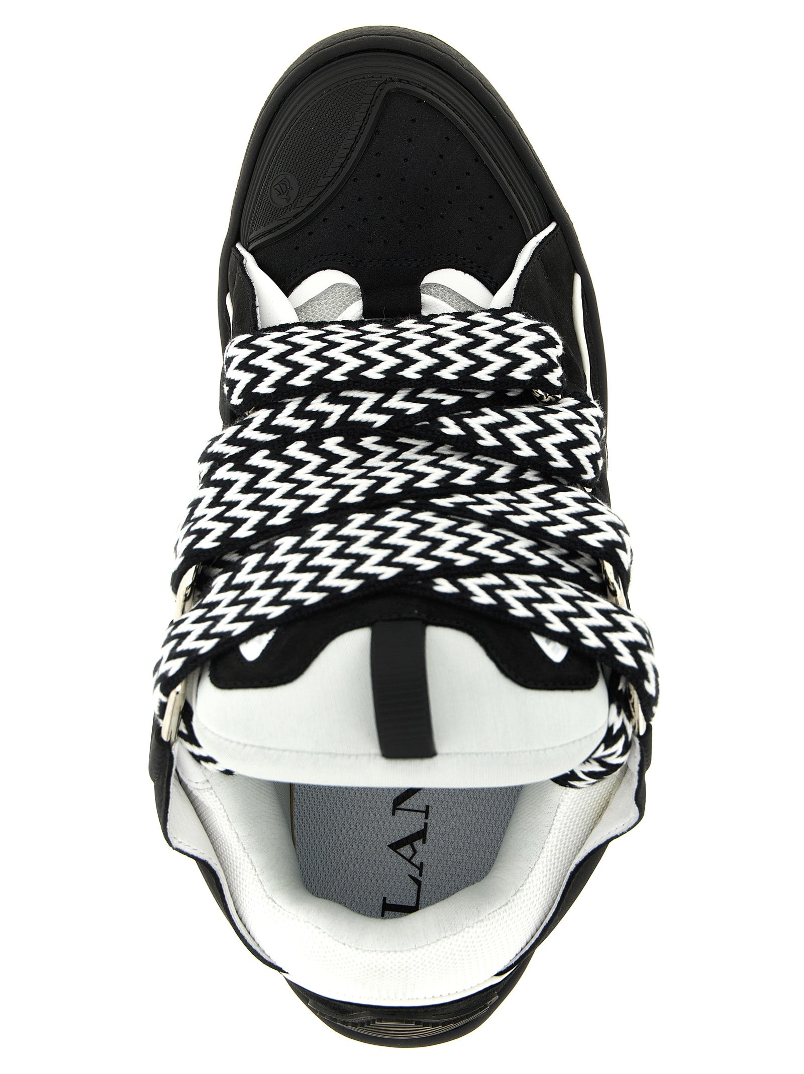 Lanvin Bicolor Calfskin Chunky Men's Sneakers