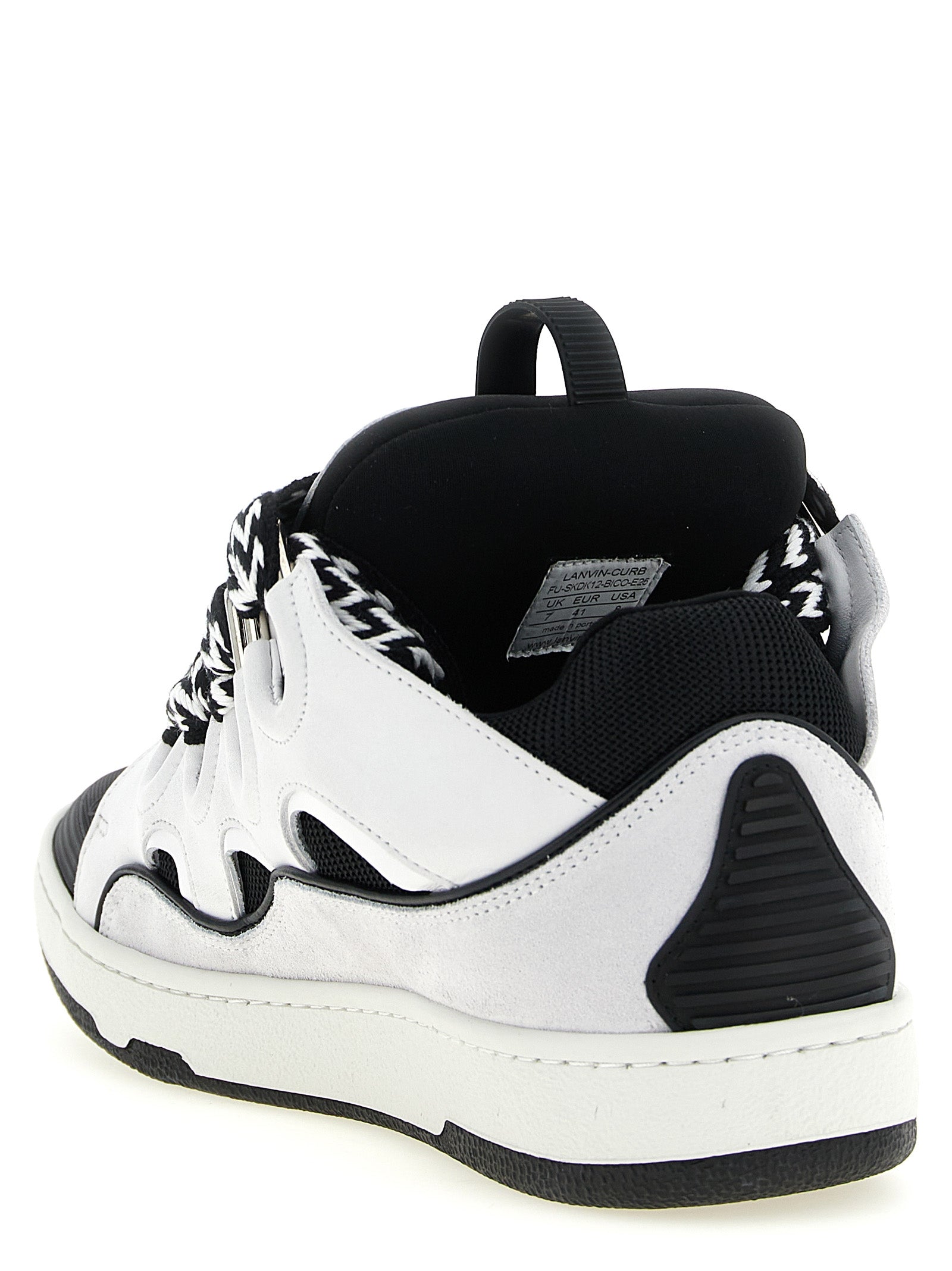 Lanvin Bicolor Calfskin Chunky Men's Sneakers