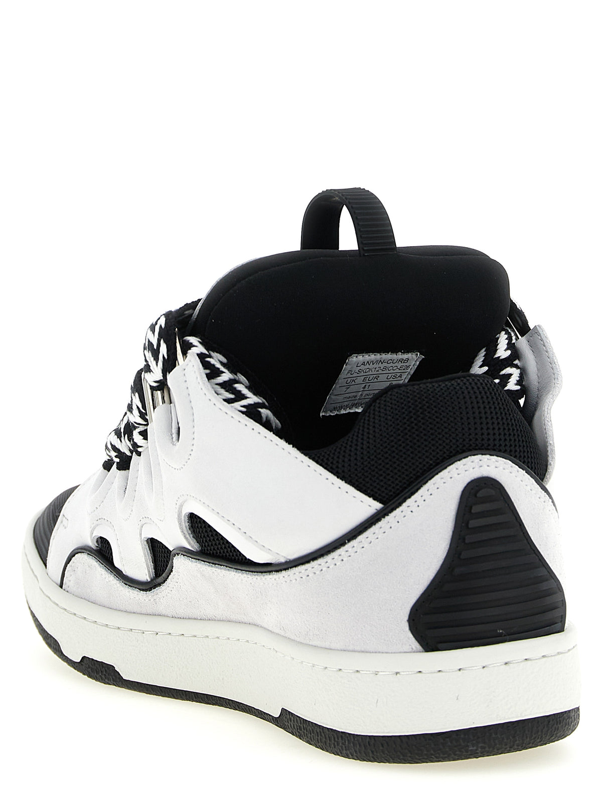 Lanvin Bicolor Calfskin Chunky Men's Sneakers