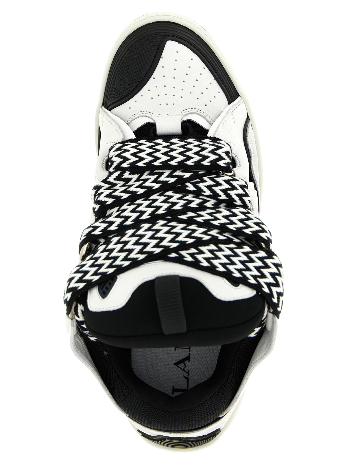Lanvin Bicolor Calfskin Chunky Men's Sneakers