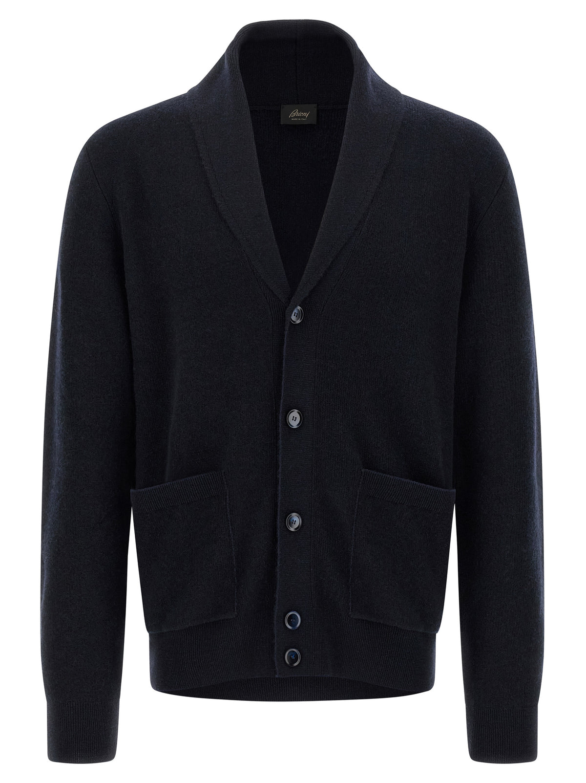 Brioni Blue Cashmere Men's Cardigan