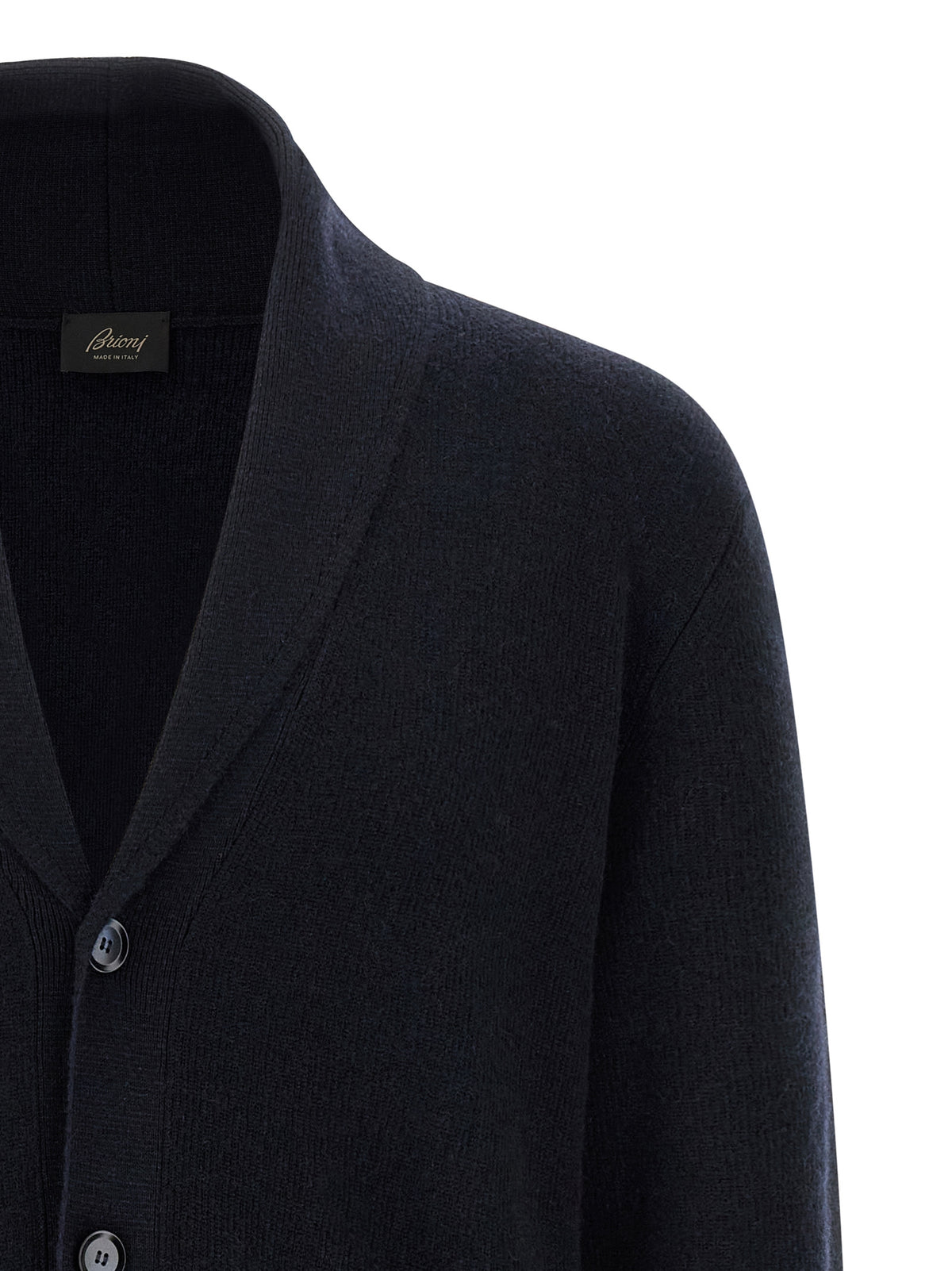 Brioni Blue Cashmere Men's Cardigan