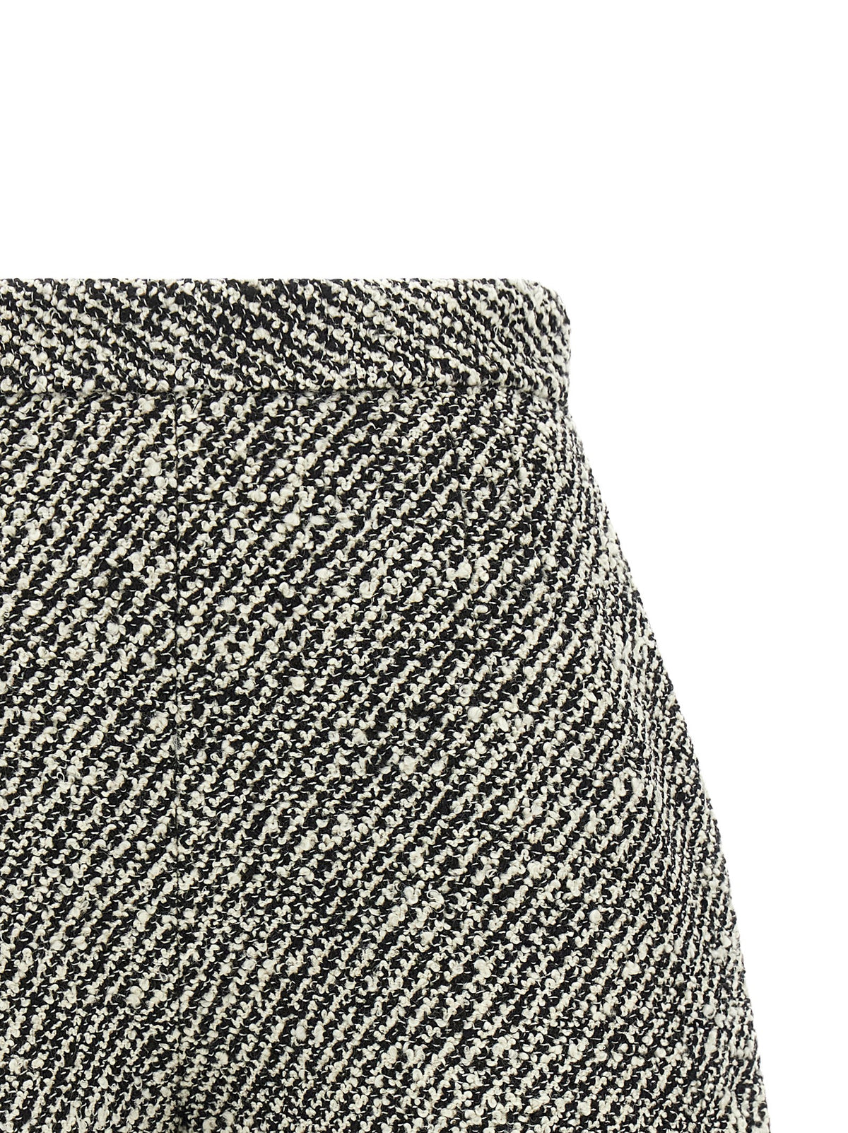 Versace Bicolor Virgin Wool Bermuda Women's Shorts